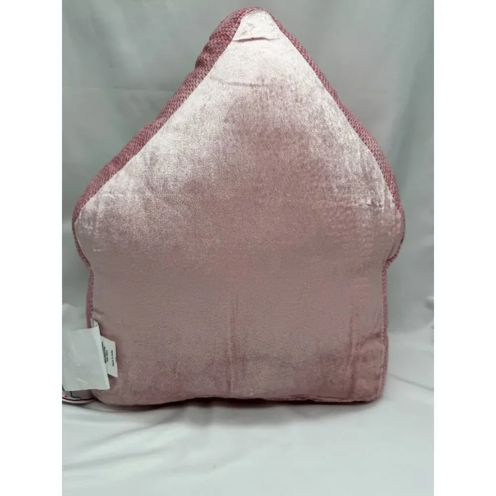Sugar Plum Dreams Christmas Holiday Throw Pillow Pastel Beaded Bling Beads NWT
